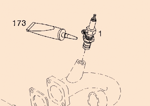 0118 1251 Flame glow plug