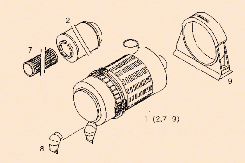 0118 1456 Air cleaner