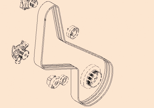 0118 3141 V-ribbed belt