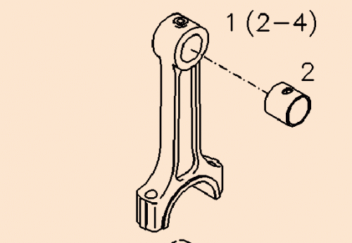 0419 5602 Connecting rod