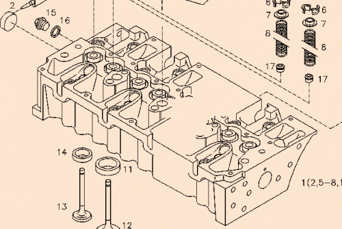 0425 4038 Cylinder head