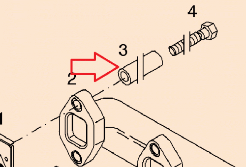 0425 7708 Spacer sleeve
