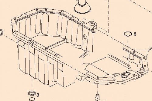 0425 8034 Oil pan