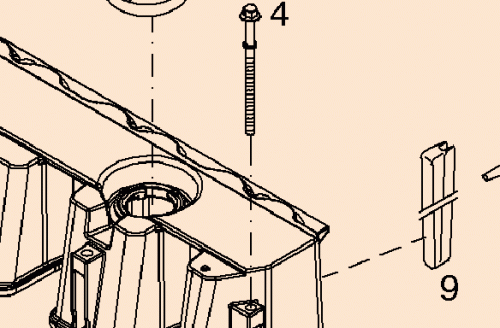 0429 7877 Hexagon bolt