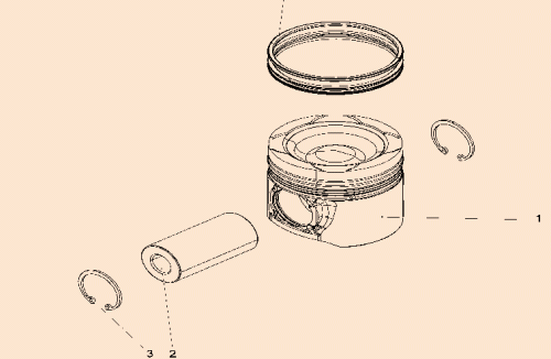 0451 3953 Piston