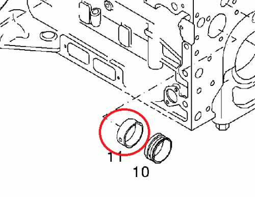 0425 0086 Bearing bush