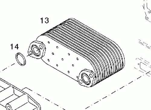 0429 0172 Oil cooler
