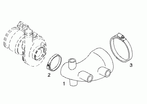 0429 6657 Manifold-TURBO HORTUMU