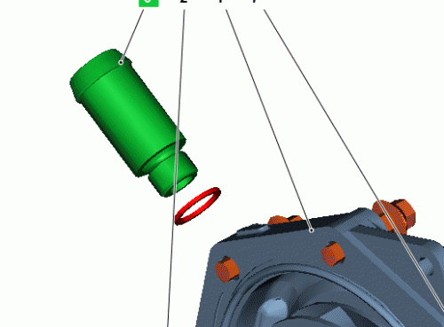 0425 3750 Hose connector