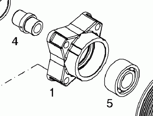 0429 7068 Bearing bracket