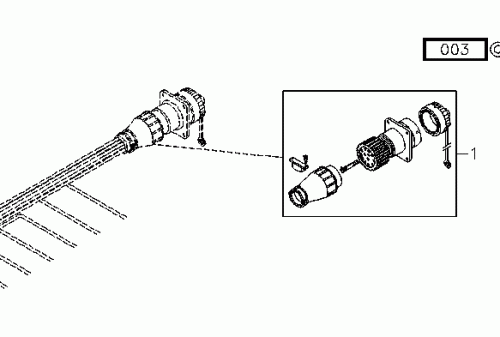 0419 9615 Plug-in connector