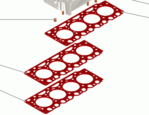 0450 4793 Cylinder head gasket
