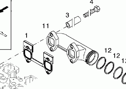 0490 2015 Exhaust pipe