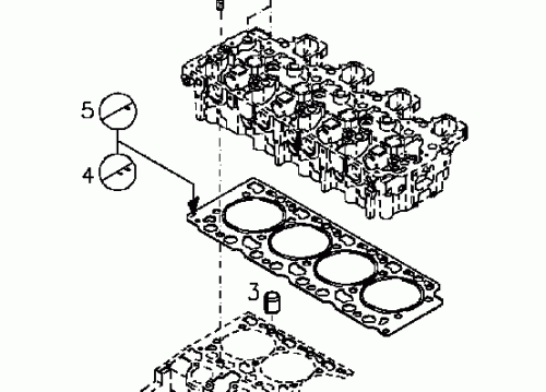 0490 2563 Cylinder head gasket