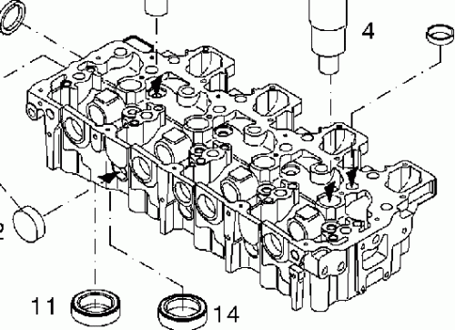 0491 0987 Cylinder head