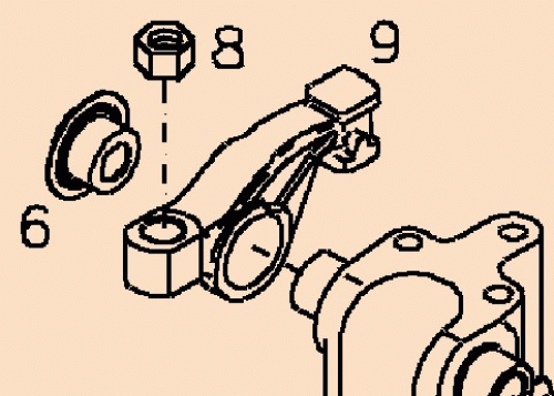 0428 9280 Rocker arm