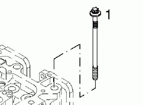 0427 0815 Cylinder head bolt