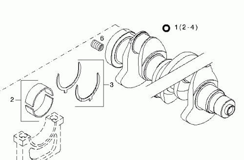 0427 0236 Crankshaft
