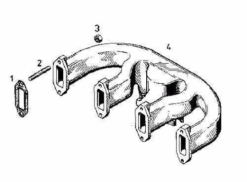 0224 4244 Exhaust manifold