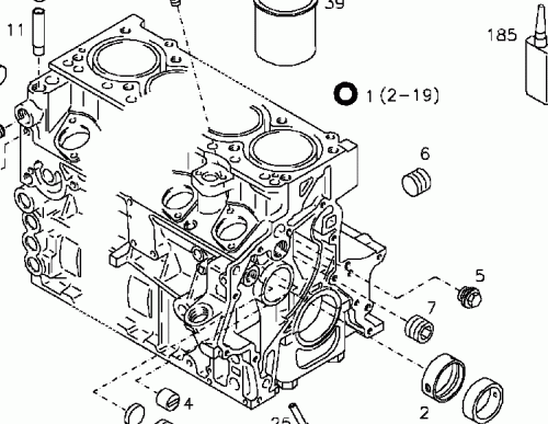 0417 8909 Engine block