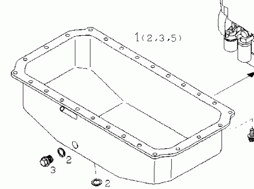 0417 2554 Oil pan Karter