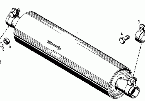 0216 4157 Exhaust silencer