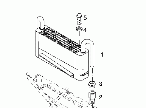 0423 7833 Lubric. oil cooler