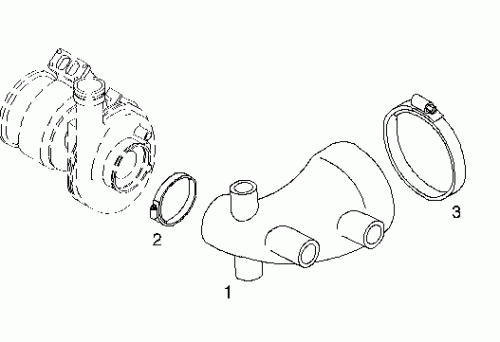 0429 6565 Manifold / Turbo Hortumu