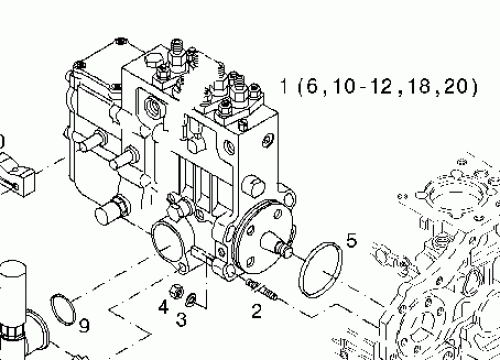 0423 5091 Fuel injector pump