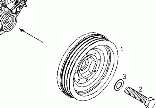 0415 7588 V-grooved pulley