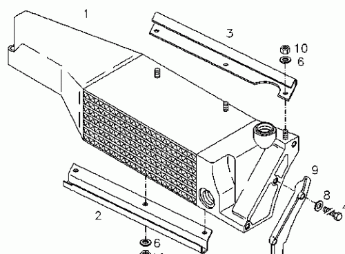 0423 3531 Oil cooler