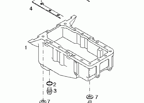 0423 4026 Oil pan