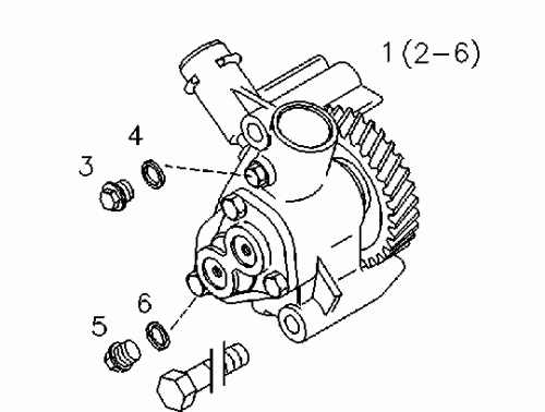 0414 3643 Oil pressure pump 0414 3645
