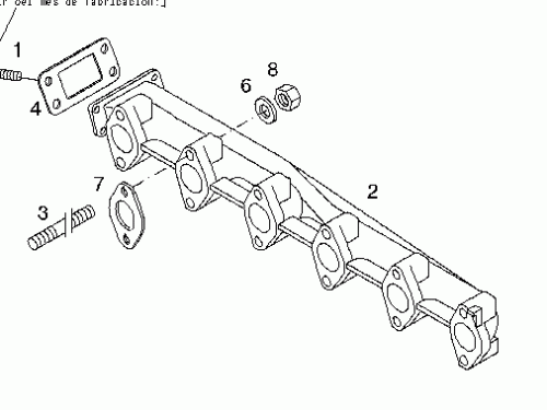 0420 9302 Exhaust pipe