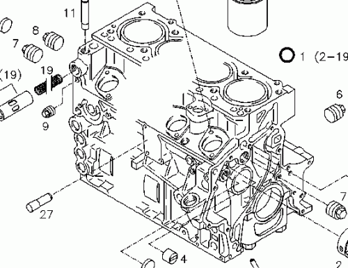 0417 8912 Engine block