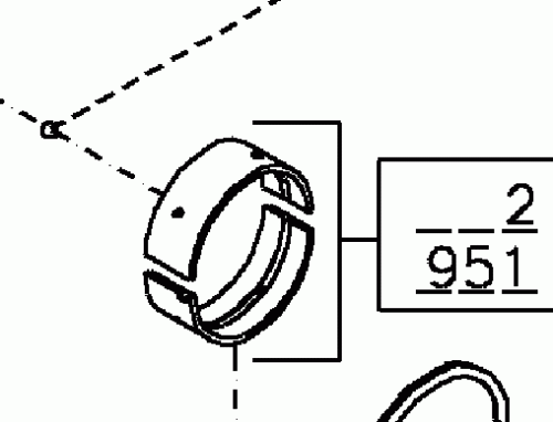 0292 9106 Main bearing 0.25