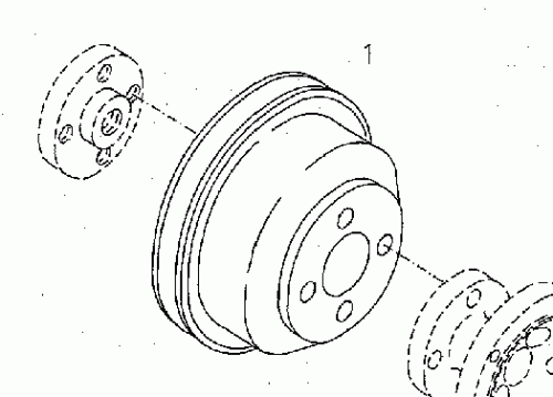 0420 7104 V-grooved pulley