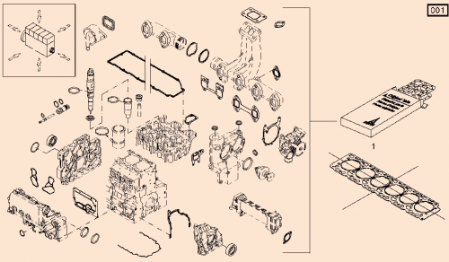 0293 1797 Gasket set