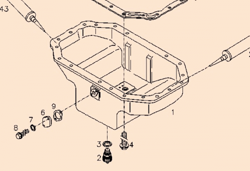 0425 9259 Oil pan