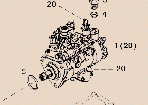 0411 8329 Distributor pump