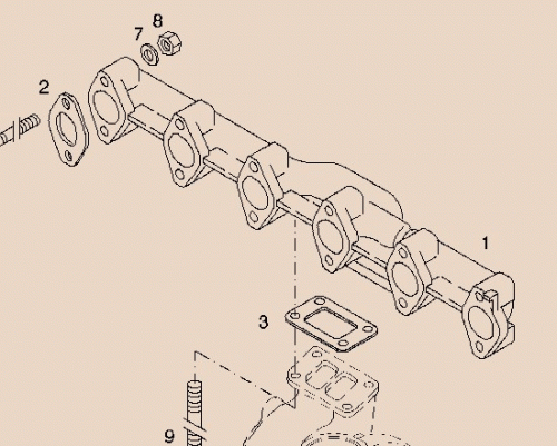 0420 9300 Exhaust pipe