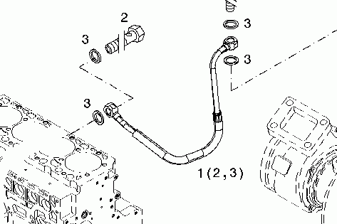 0491 1565 Lubricat. oil line