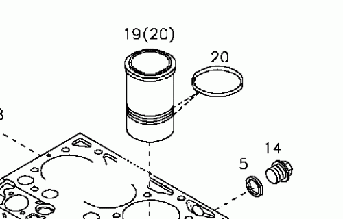 0425 3772 Cylinder liner