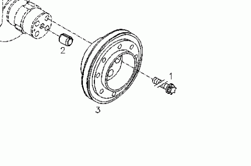 0425 6517 V-grooved pulley