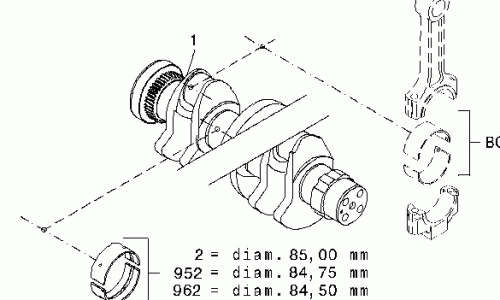 0428 4997 Crankshaft