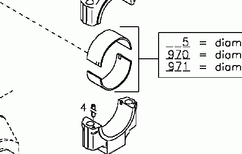 0428 4142 Big end bearing