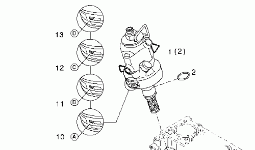 0134 0410 Fuel injector pump