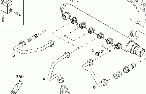 0429 0879 High pressure pipe