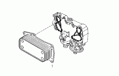 0425 4426 Oil cooler-Yağ Soğutucu 04915765, 0491 6909-0425 8278-0425 4745-0425 4192-0491 2103-0491 5765