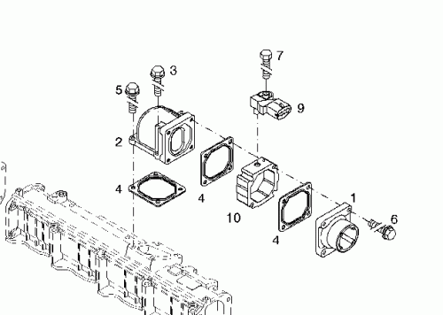 0429 5195 Charge air elbow